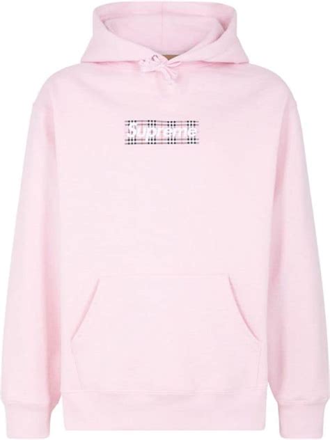 burberry supreme retail prices|supreme burberry pink hoodie.